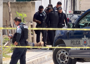 Ejecutan a una mujer en la Supermanzana 235; dejan cartulina con amenazas 4 Ejecutan a una mujer en la Supermanzana 235; dejan cartulina con amenazas