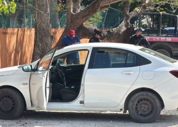 Localizan auto robado con violencia a conductor de plataforma en Cancún