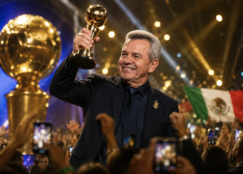 Javier Aguirre se roba la clausura del Mundial con un divertido “Globo de Oro” 4 Javier Aguirre
