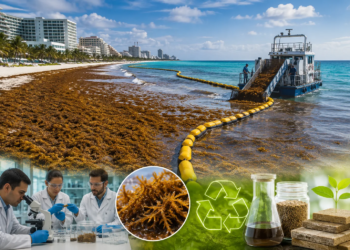 Sheinbaum crea grupo de científicos para enfrentar el sargazo; alista plan integral para Quintana Roo 3 Sheinbaum crea grupo de científicos para enfrentar el sargazo; alista plan integral para Quintana Roo