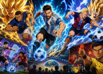 El Mundial que se volvió anime