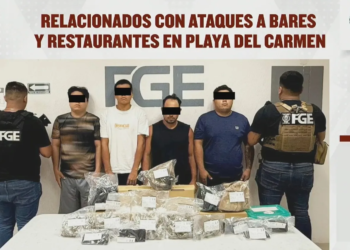 Cae presunta célula ligada a ataques contra bares y homicidios en Playa del Carmen 2 Cae presunta célula ligada a ataques contra bares y homicidios en Playa del Carmen