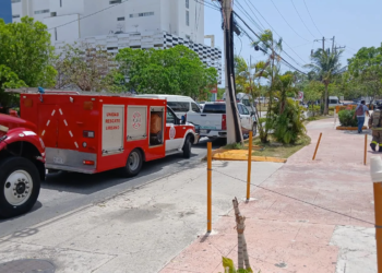 Evacúan a 342 personas por conato de incendio en el SAT Cancún 2 Evacúan a 342 personas por conato de incendio en el SAT Cancún