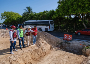 Modernización de la carretera Cancún–Isla Blanca alcanza 30% de avance 1 Modernización de la carretera Cancún–Isla Blanca alcanza 30% de avance