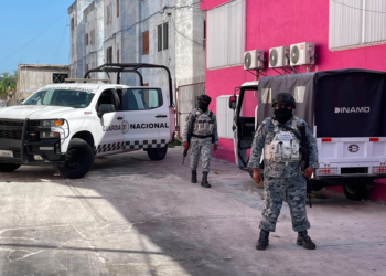 Fiscalía catea vivienda en la SM 61