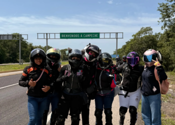 Mujeres bikers de Cancún ruedan hacia el Pandas Fest 2 Mujeres bikers de Cancún ruedan hacia el Pandas Fest