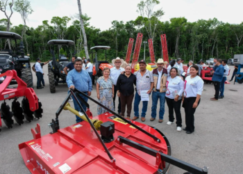 73 productores pagan la mitad de nueva maquinaria agrícola en Quintana Roo