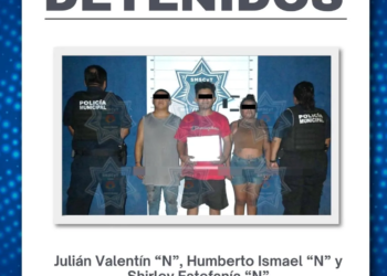 policía detiene a tres sujetos por agresión en Cancún