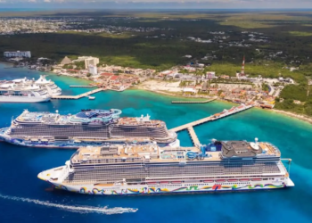 Cozumel registra descenso en la llegada de cruceros por temporada baja